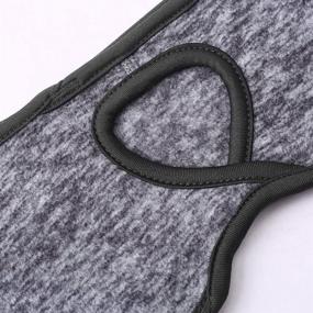 img 2 attached to MIFULGOO Ponytail Headband Sweatband Charcoal Gray