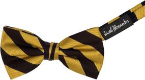 img 3 attached to 👔 Jacob Alexander College Striped Pretied: Elevate Your Style with Classic Stripes!