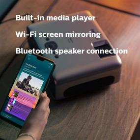 img 2 attached to Experience Cutting-Edge Entertainment with the Philips NeoPix Prime Projector: Wi-Fi Screen Mirroring & Built-in Media Player