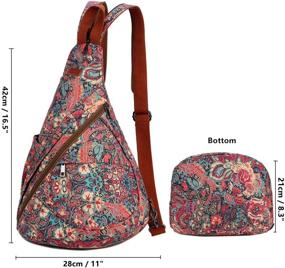 img 3 attached to Vibrant and Versatile Crossbody Backpack: Your Go-To Casual Daypack