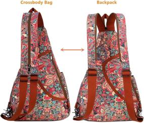 img 2 attached to Vibrant and Versatile Crossbody Backpack: Your Go-To Casual Daypack