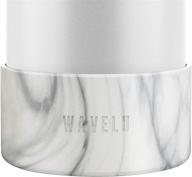 wavelu marble design silicone boot: anti-slip bumper for hydro flask, 12-40 oz water & sports bottles логотип