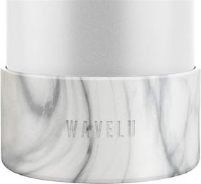 img 4 attached to WAVELU Marble Design Silicone Boot: Anti-Slip Bumper for Hydro Flask, 12-40 oz Water & Sports Bottles