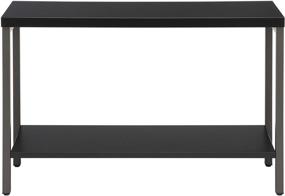 img 3 attached to 🏠 OFM 70003 Modern Console Table with Shelf, 44", Black - Stylish and Functional Furniture for Your Home