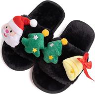 slippers fluffy outdoor rainbow numeric_1_point_5 boys' shoes logo