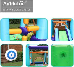 img 2 attached to 🎈 Inflatable Bouncer Backyard Bouncing - AirMyFun Boosts Fun!