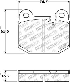 img 3 attached to 🚗 Улучшите тормозную производительность вашего автомобиля с помощью тормозных колодок и накладок StopTech 309.01740 Sport