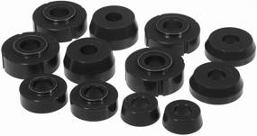 img 1 attached to 🚗 Enhance Your Vehicle's Performance with Prothane 6-110-BL Black Body and Cab Mount Bushing Kit - 12 Piece