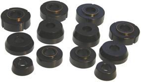 img 2 attached to 🚗 Enhance Your Vehicle's Performance with Prothane 6-110-BL Black Body and Cab Mount Bushing Kit - 12 Piece