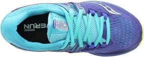 img 2 attached to 👟 Беговые кроссовки Saucony Women's Triumph для женщин, фиолетового цвета.