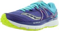 👟 saucony women's triumph running shoes in purple for women logo