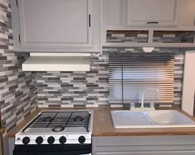 img 2 attached to Art3D 10 Sheet Adhesive Backsplash Marble