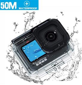 img 2 attached to SRUIM Waterproof Case for GoPro Hero 9: Underwater Diving 50M Protective Housing Shell with Bracket Accessories