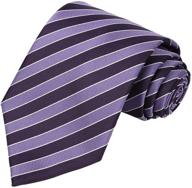 👔 kissties men's dark extra striped necktie - enhancing accessorizing with ties, cummerbunds & pocket squares logo