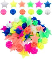 🚲 ackllr 210 pieces colorful bike wheel spokes beads for kids, assorted shapes plastic clip round decor beads, bicycle decoration spoke beads logo