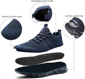 img 2 attached to 👟 Tvtaop Men's Lightweight Athletic Running Sneakers: Comfortable and Stylish Shoes