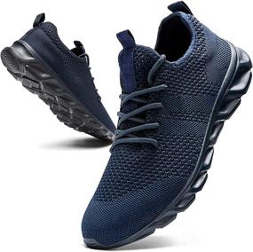 img 4 attached to 👟 Tvtaop Men's Lightweight Athletic Running Sneakers: Comfortable and Stylish Shoes