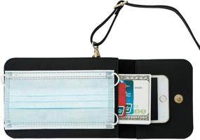 img 1 attached to 📱 Heaye Mobile Screen Wallet Holder: The Perfect Addition to Women's Handbags & Wallets in Wristlets