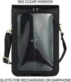 img 2 attached to 📱 Heaye Mobile Screen Wallet Holder: The Perfect Addition to Women's Handbags & Wallets in Wristlets