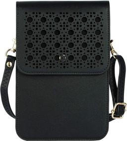img 3 attached to 📱 Heaye Mobile Screen Wallet Holder: The Perfect Addition to Women's Handbags & Wallets in Wristlets