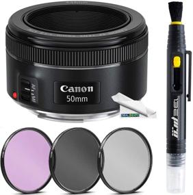 img 1 attached to Canon 50mm f/1.8 📷 STM Lens with Expo Kit Deal