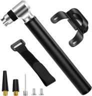 🚲 powerful mini bike pump: diyife bicycle tire pump for presta & schrader valve, 300 psi, with needle and frame mount - ideal for road & mtb logo