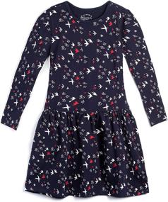 img 4 attached to 👗 Organic Cotton Fair Trade Certified Tiered Dress with Pockets for Mighty Girls: Toddler and Kids Clothes