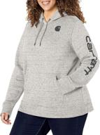 👚 carhartt women's clarksburg graphic sleeve sweatshirt - regular and plus sizes logo