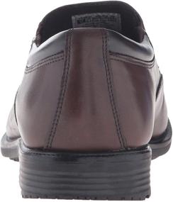 img 2 attached to 👞 Rockport Lead Pack Slip Leather Men's Shoes: Classy Loafers & Slip-Ons for Ultimate Comfort