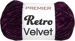 img 2 attached to 🔮 Retro Velvet Purple Premier Yarns