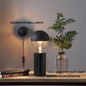 img 3 attached to 🌍 Enhance Your Space with Globe Light Bulbs: G25/G80 Half Black E26 Dimmable LED, 60W Equivalent, 2700k Soft White Incandescent, Ideal for Bathroom, Vanity, Night Light, Makeup - 2 Pack Decorative Bulb