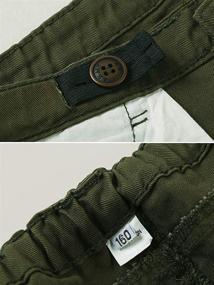 img 1 attached to OCHENTA Military Pockets Army 170 11 12 Boys' Clothing ~ Pants