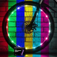 🚲 sumree 2-tire pack led bike wheel lights: usb rechargeable, 16 modes, 7 colors, ultimate safety logo