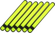 6/7 pack led armbands slap bracelets - perfect glow party supplies for lives, festivals, and night events! логотип