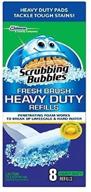 🧼 scrubbing bubbles fresh brush heavy duty refill - pack of 8 logo