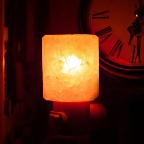 img 3 attached to 🔮 J-Deal Salt Lamps Himalayan Original Crystal Rock Salt Stone Lamp Night Light: Cordless Holder Included