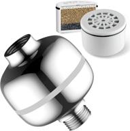 🚿 hotel spa aquacare advanced universal shower filter - compact, high intensity with replaceable 3 stage cartridge. compatible with any shower head, handshower or 3-way shower combo logo