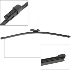 img 1 attached to 🧼 High-Quality X AUTOHAUX Rear Windshield Wiper Arm Set for VW Tiguan 2018-2020 - 380mm 15inch: Ensuring Optimal Visibility