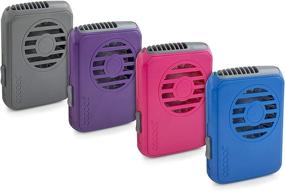 img 1 attached to 💨 O2COOL Deluxe Personal Cooling Necklace Fan - Random Color Selection, 1 Unit