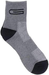 img 2 attached to Premium Men's Mid Calf Socks in Charcoal - Size Large for Ultimate Comfort and Style