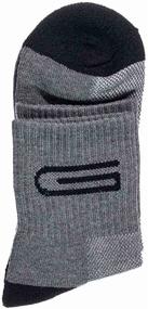 img 3 attached to Premium Men's Mid Calf Socks in Charcoal - Size Large for Ultimate Comfort and Style