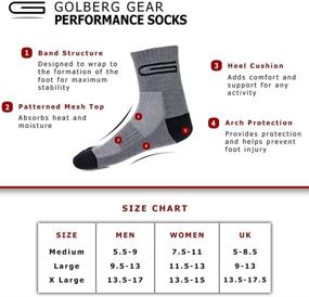 img 1 attached to Premium Men's Mid Calf Socks in Charcoal - Size Large for Ultimate Comfort and Style