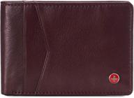 alpine swiss delaney slimfold collection men's accessories and wallets, card cases & money organizers logo