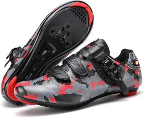 img 3 attached to Versatile Mens Road Bike Cycling Shoes: SPD Compatible Indoor and Outdoor Bicycle Shoe