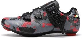 img 1 attached to Versatile Mens Road Bike Cycling Shoes: SPD Compatible Indoor and Outdoor Bicycle Shoe