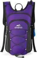 stay hydrated with the rupumpack insulated hydration pack backpack - perfect for day hiking, cycling, running, and biking - includes 2l water bladder - ideal for kids logo