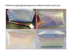 img 2 attached to 💄 Enhance Your Cosmetic Routine with the Holographic Cosmetic Toiletry Portable Organizer