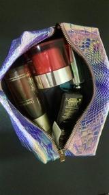 img 1 attached to 💄 Enhance Your Cosmetic Routine with the Holographic Cosmetic Toiletry Portable Organizer