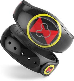 img 4 attached to Optimized Vinyl Decal Cover: Black Widow Spyder Design Skinz for Disney MagicBand 2