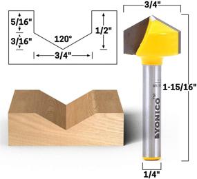 img 1 attached to 🔧 Yonico 14997Q Градус 4 дюйма Диаметр: Универсальное точное фрезерный бит